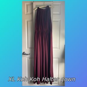 XL Koh Koh Halter Gown